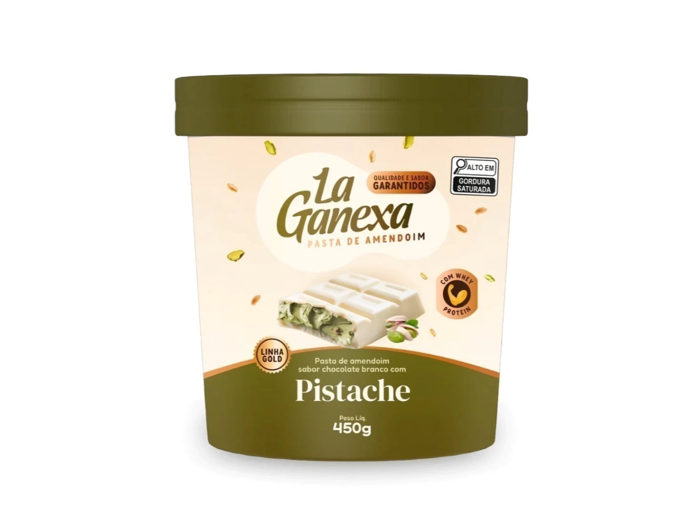 Pasta de maní sabor Pistacho | La Ganexa x 450g