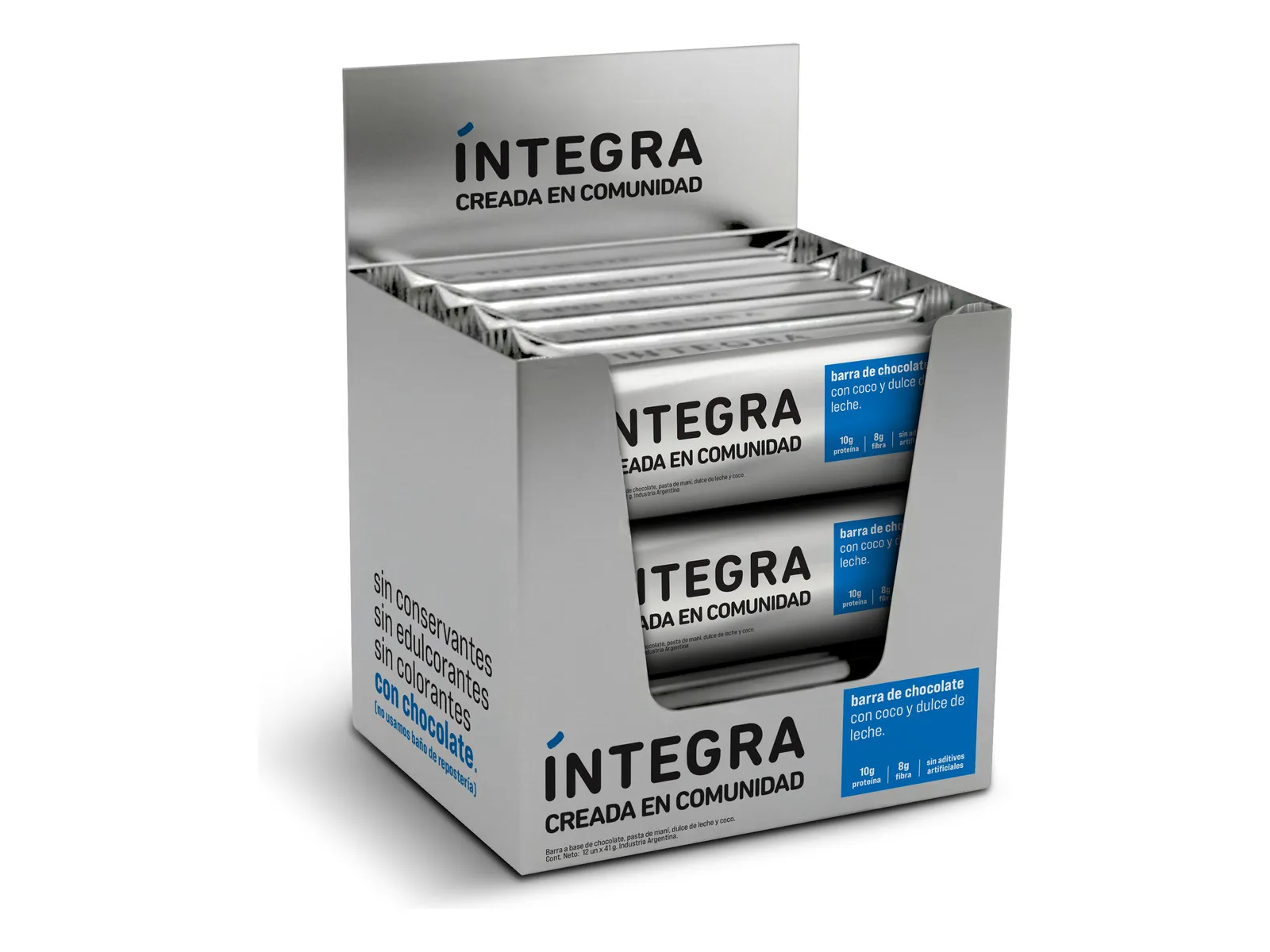 CAJA BARRITAS INTEGRA C/CHOCOLATEx12