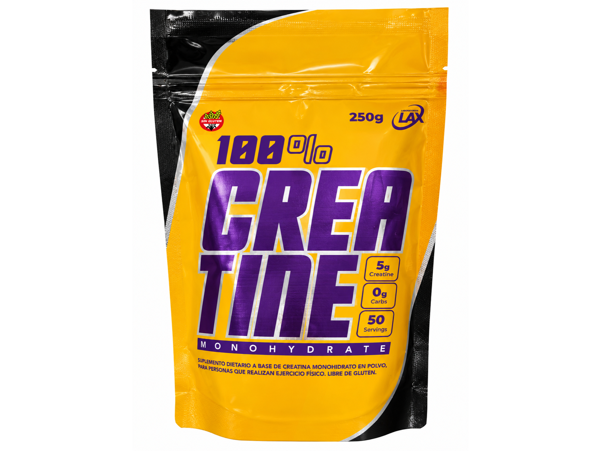 Lax 250g Creatina Monohidrato Micronizada En Pote