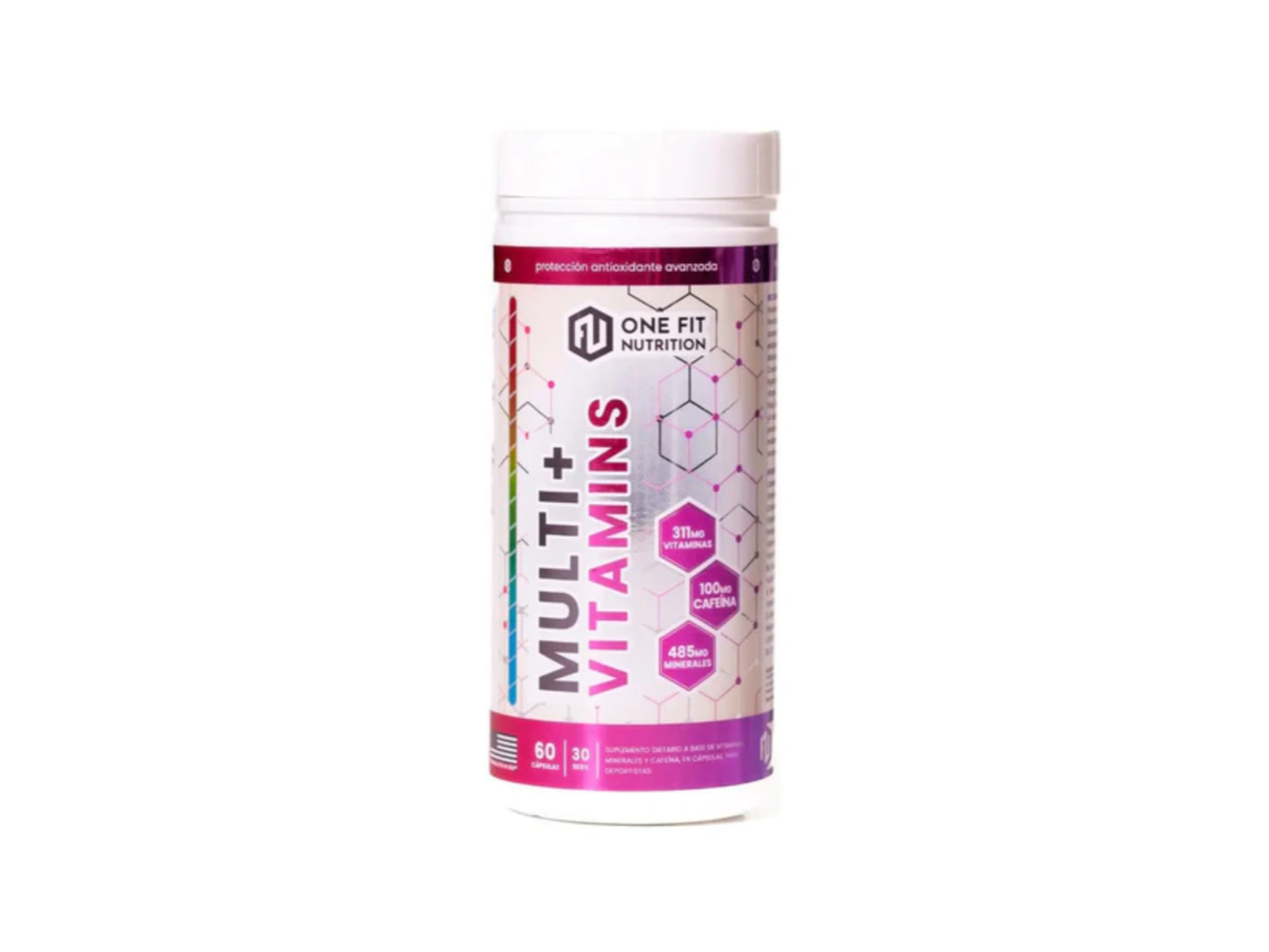 Multi Vitamins X60 Caps Sabor Neutro One Fit