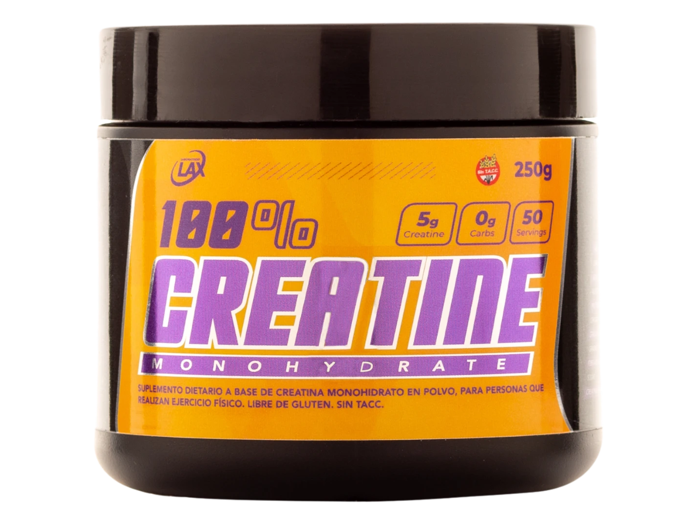 Lax 250g Creatina Monohidrato Micronizada En Pote