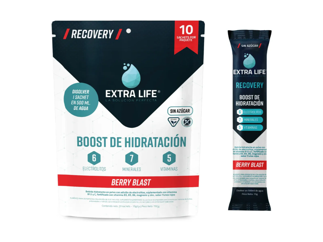 Extra Life Boost De Hidratacion Doypack x10 Serv. (RECOVERY)