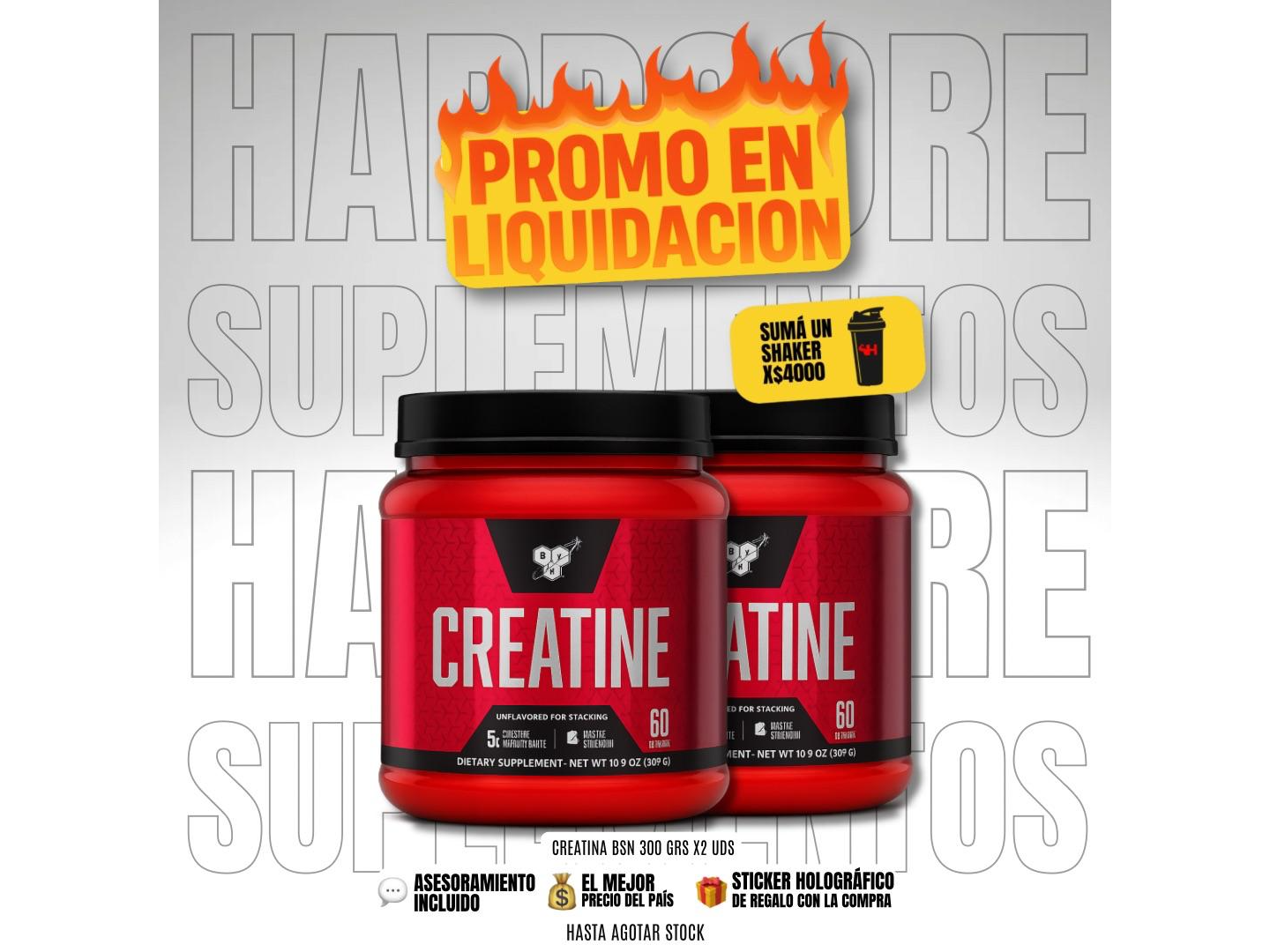 CREATINA BSN 300 GR X2 UDS