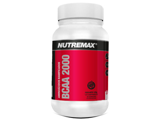 BCAA 2000 NUTREMAX - 120 COMPRIMIDOS