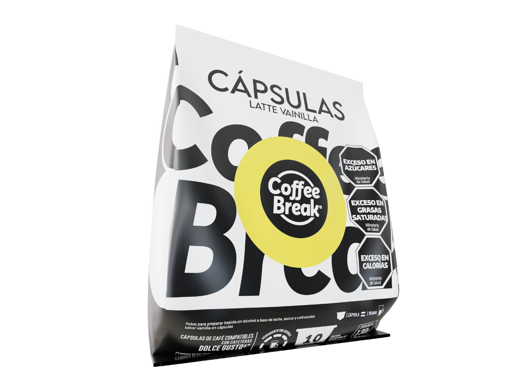 Latte Vainilla - 10 Capsulas Coffee Break Dolce Gusto®