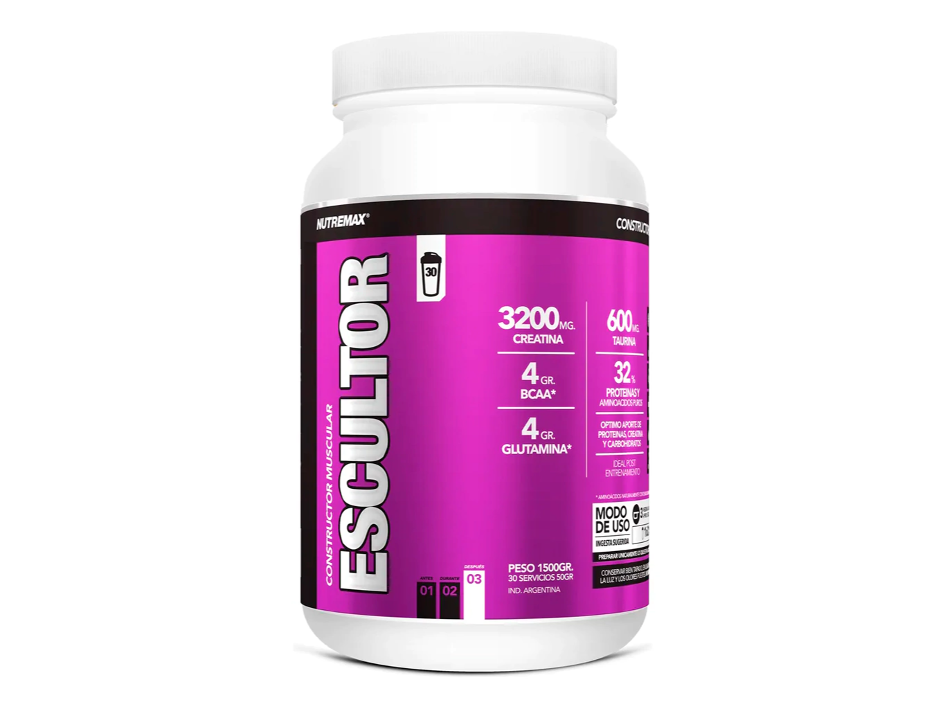 Nutremax Escultor Constructor Muscular Sabor Chocolate 1500g