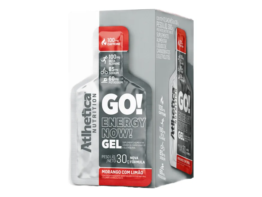Gel Energético Go! Atlhetica Nutrition Caja X10.