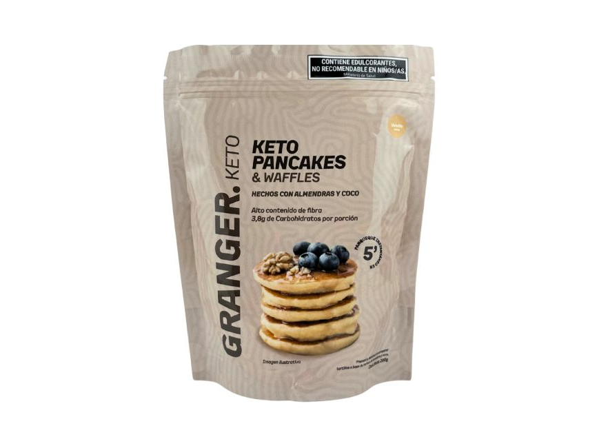 Pancakes & Waffles Keto Sabor Vainilla Granger 400 g
