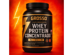 WHEY CONCENTRADA GROSSO - 2LB