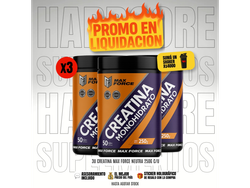 3U CREATINA MAX FORCE NEUTRA 250G C/U