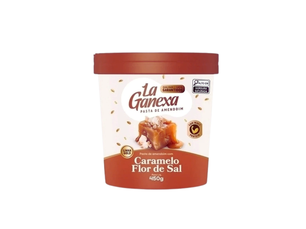 LA GANEXA Pasta de Maní Caramelo Salado 450g