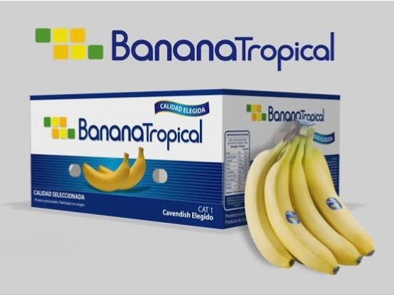 Banana paraguaya tropical en caja