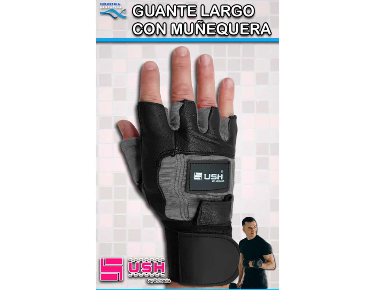 GUANTES DE PESAS C/ MUÑEQUERA