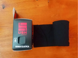 VENDA ELASTICA NEGRA 8CM