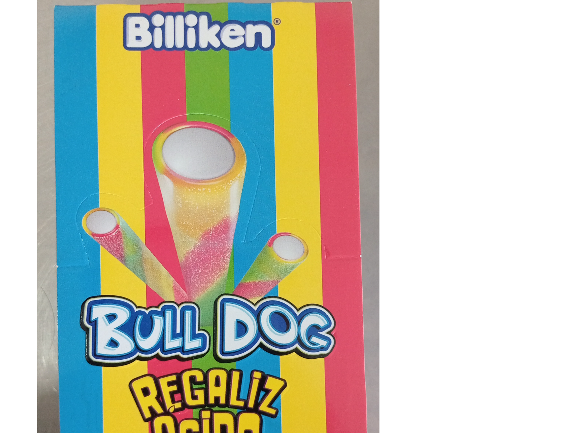 Bull Dog Regaliz Tira Caja