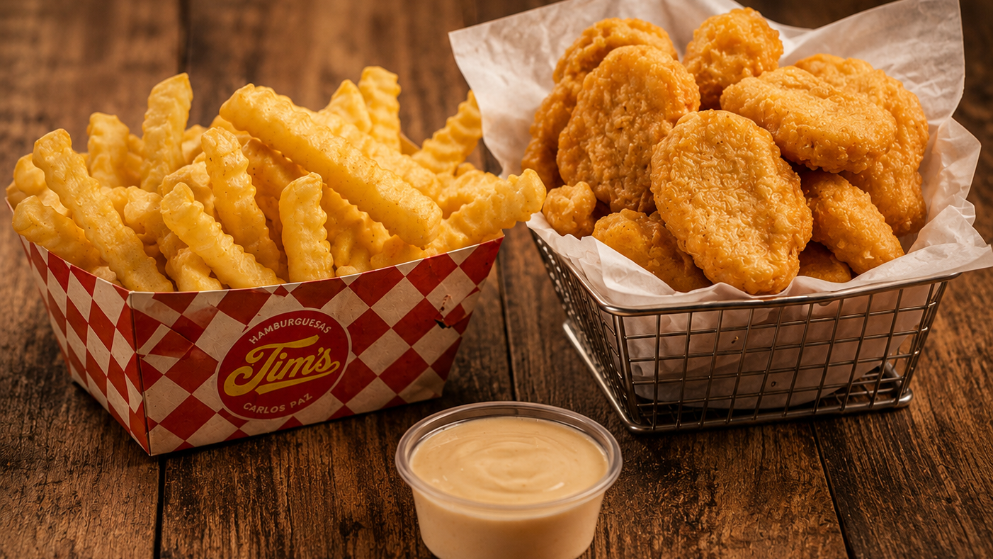 Papas - Nuggets - Aderezos