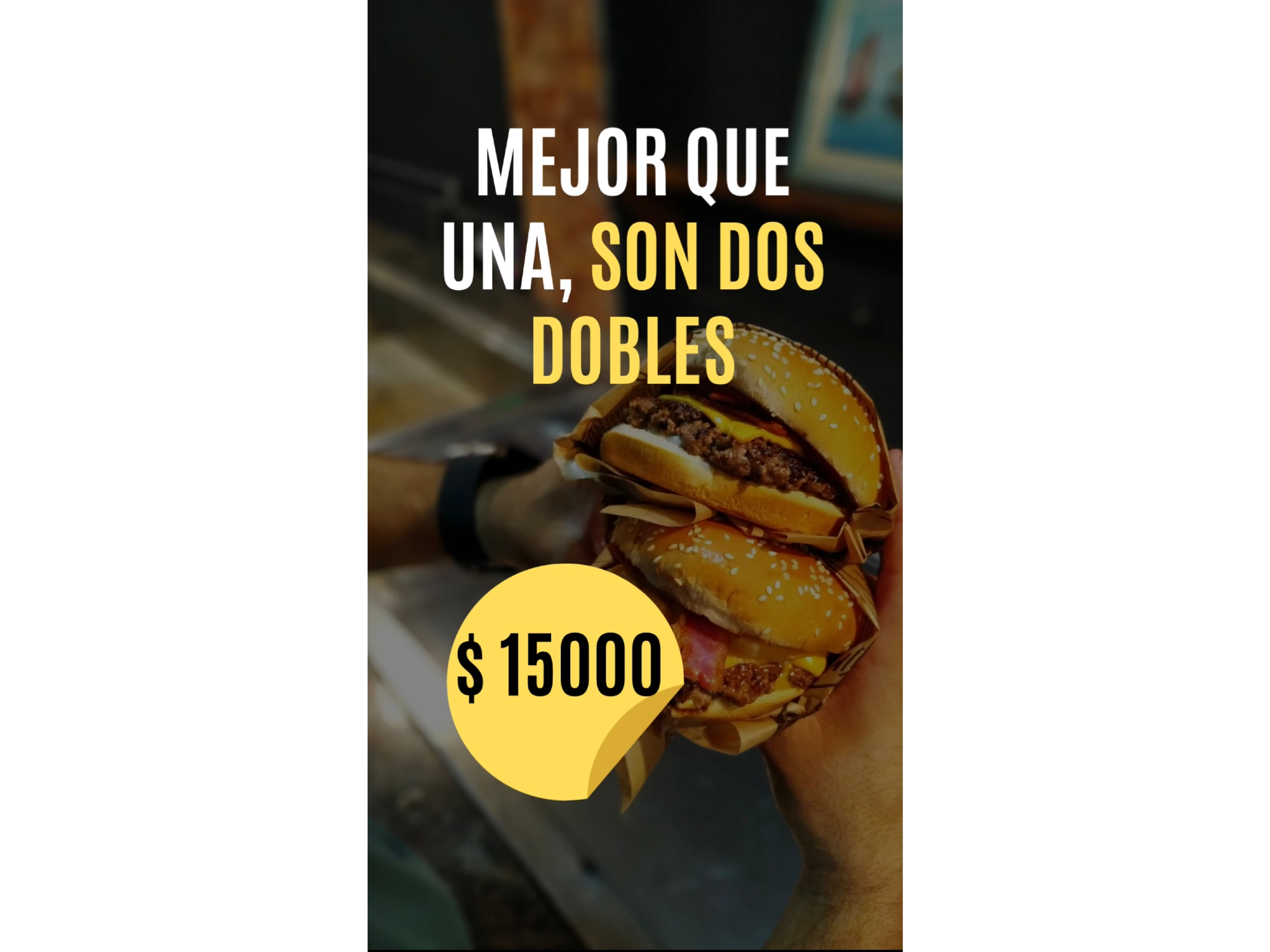 Promo 2: Cheese doble x 2