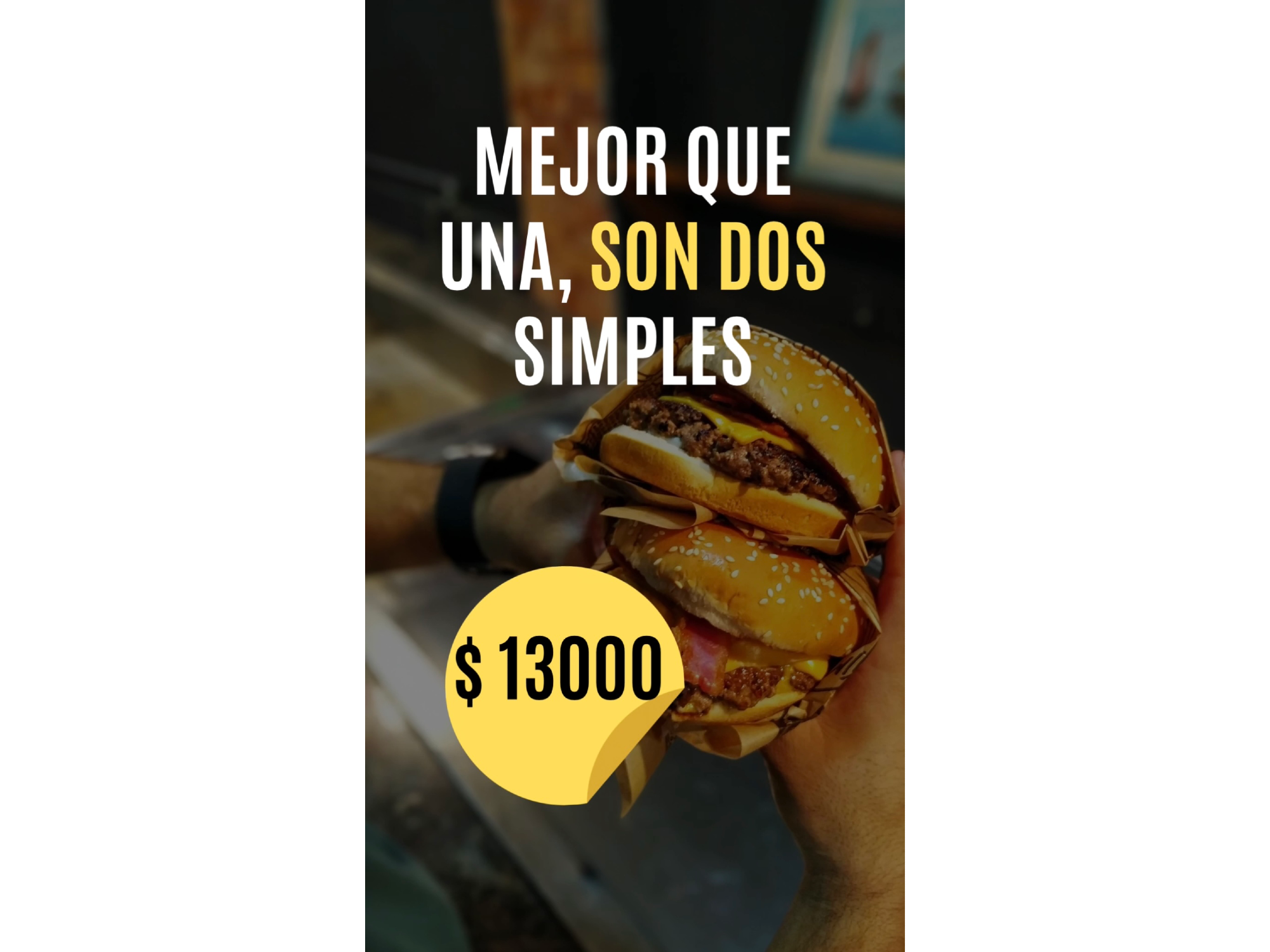 Promo 1: Cheese simple x 2