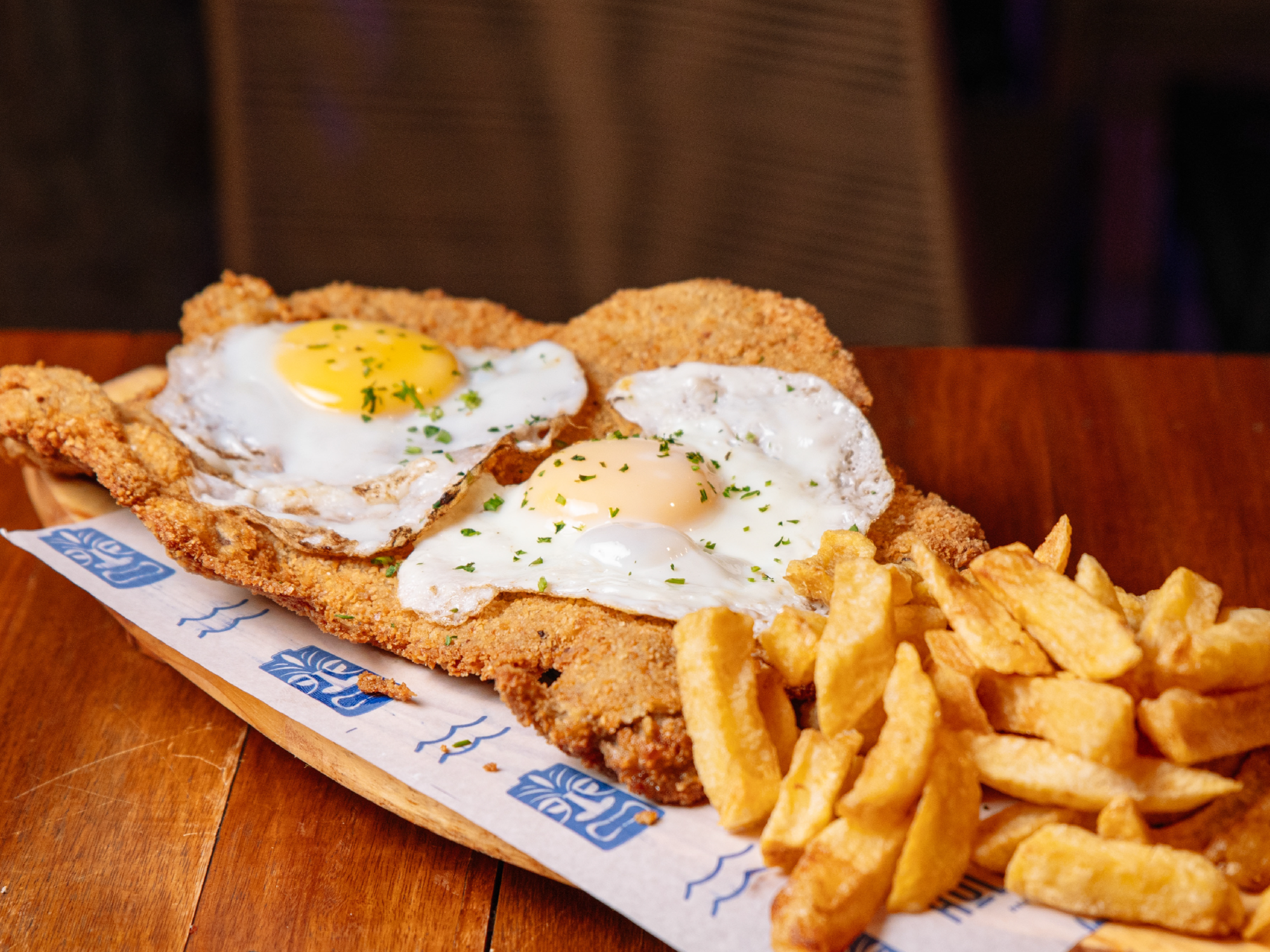 Milanesa a caballo