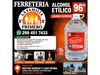 Alcohol etilico 96° x 5litros