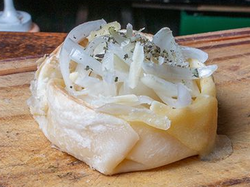 Canastita queso y cebolla Tradicional