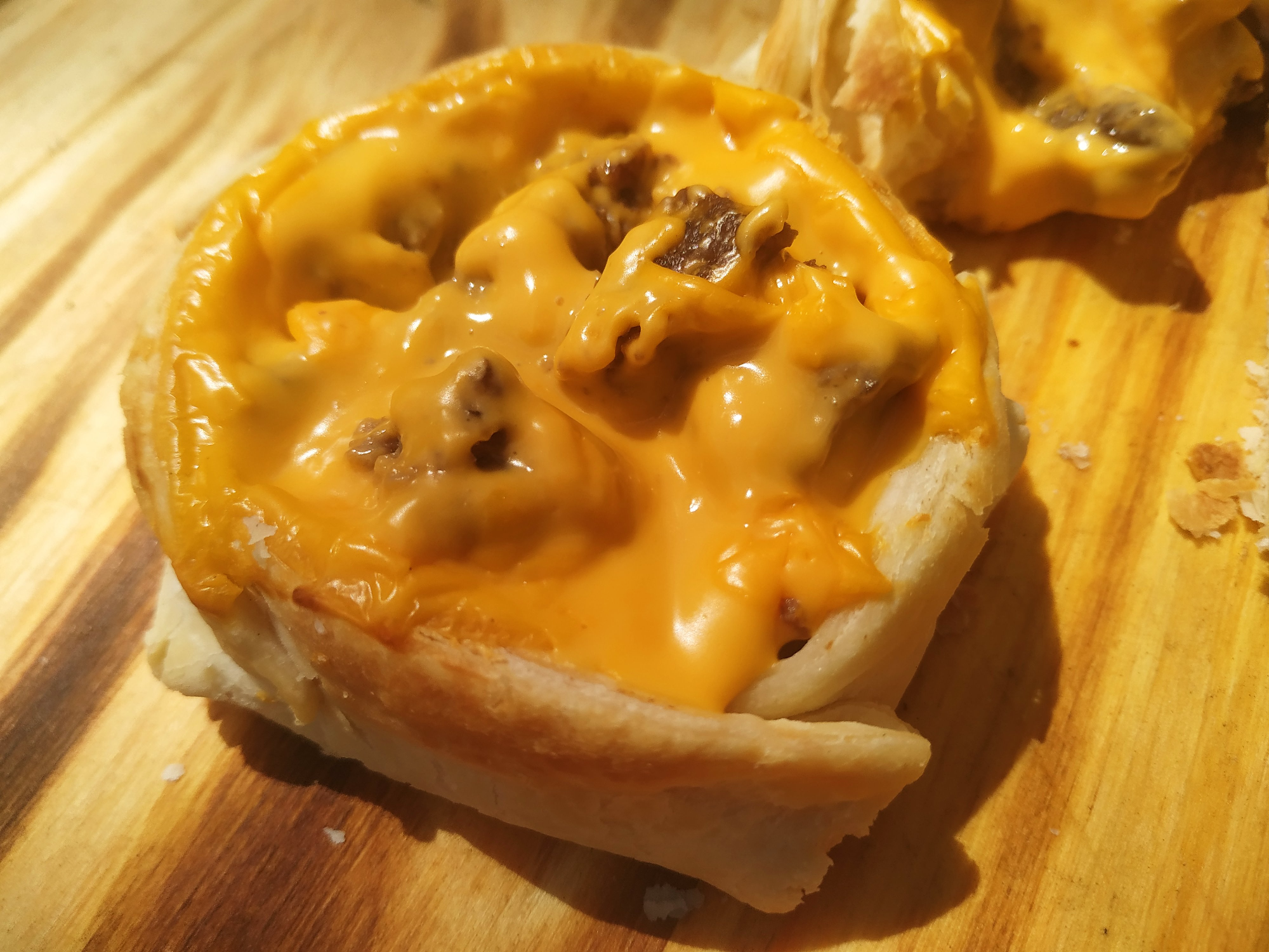 Canasbuerger con chedar