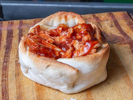 Canastita de Pollo a la Barbacoa