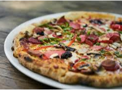 Pizza Panceta y Ciruela