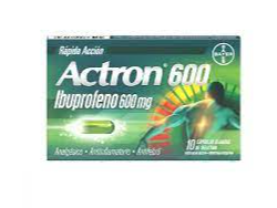 ACTRON 600 MG X 10 COMP