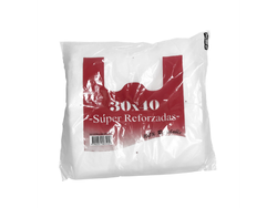 BOLSA CAMISETA 30X40 100 UN