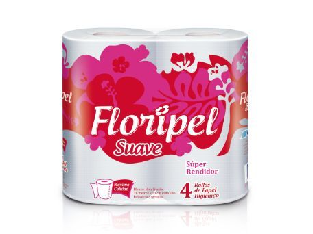 PAPEL HIG FLORIPEL X 4 UN