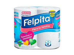 PAPEL HIG FELPITA X 4 UN