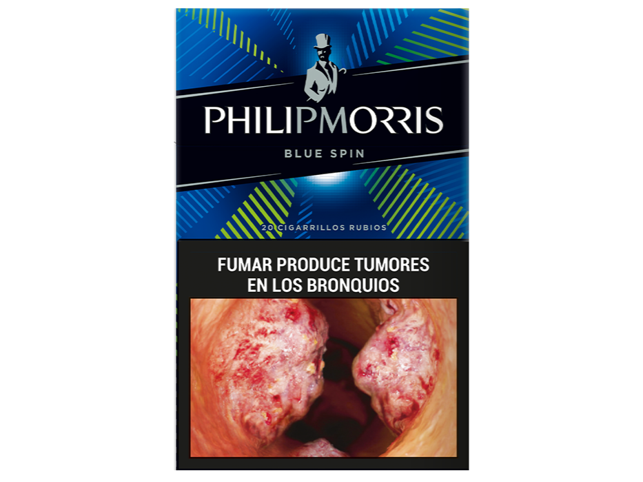 PHILIP MORRIS BLUE SPIN BOX 20