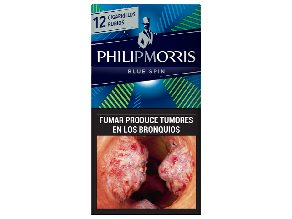 PHILIP MORRIS BLUE SPIN BOX 12
