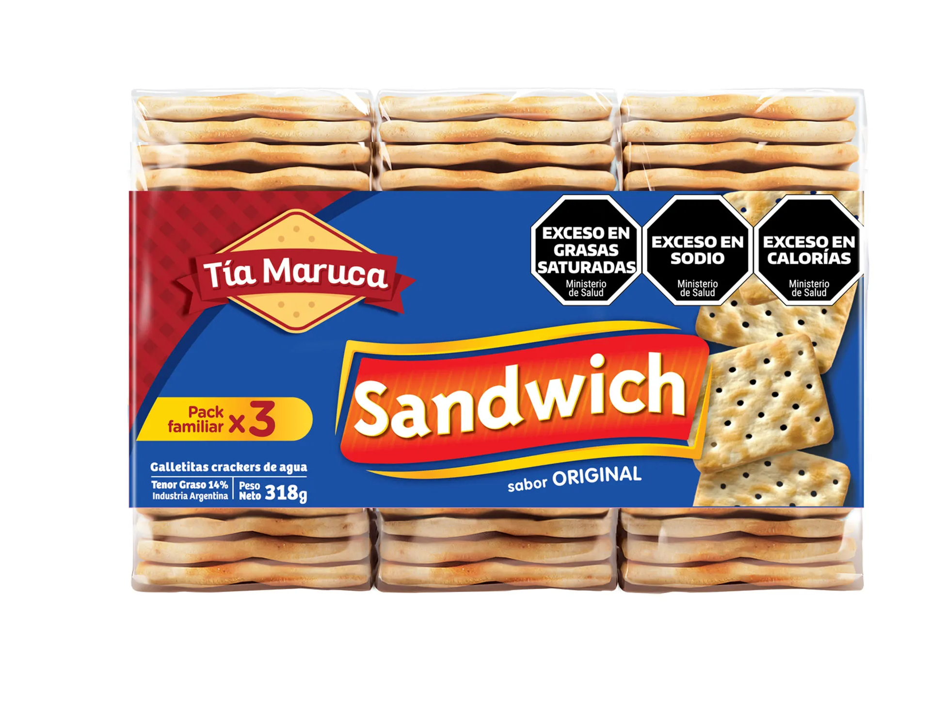 GALL TIA MARUCA SANDW X 3 UN