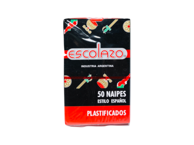NAIPES ESCOLAZO X 50