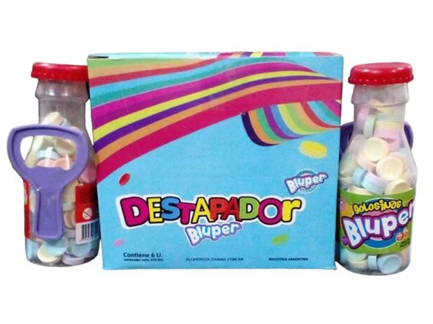 BOTELLITA DESTAPADOR BLUPER X 4 UN