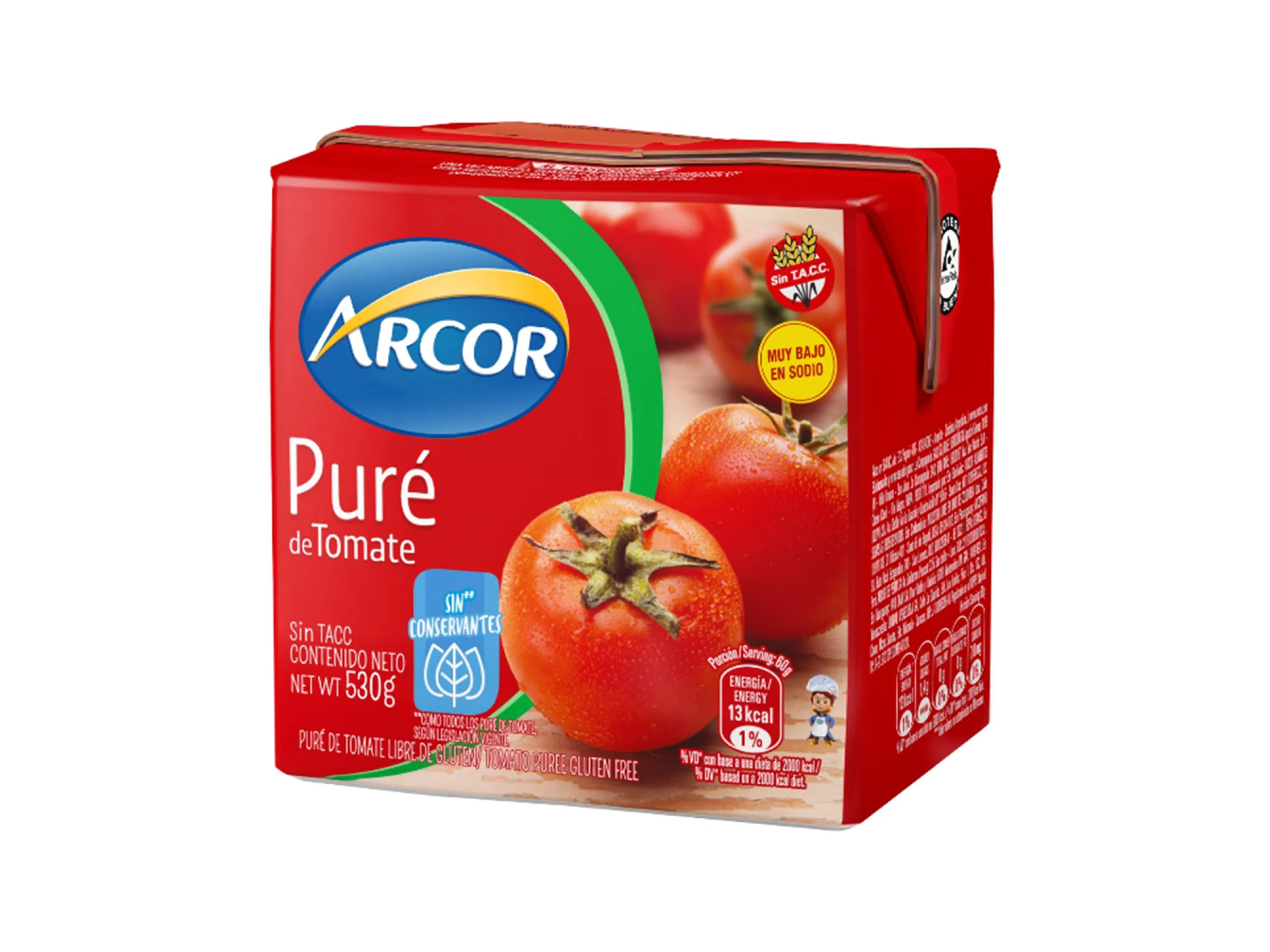 PURE TOMATE ARCOR 520 GR