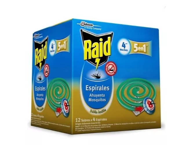 ESPIRALES RAID 12 SB X 4 UN
