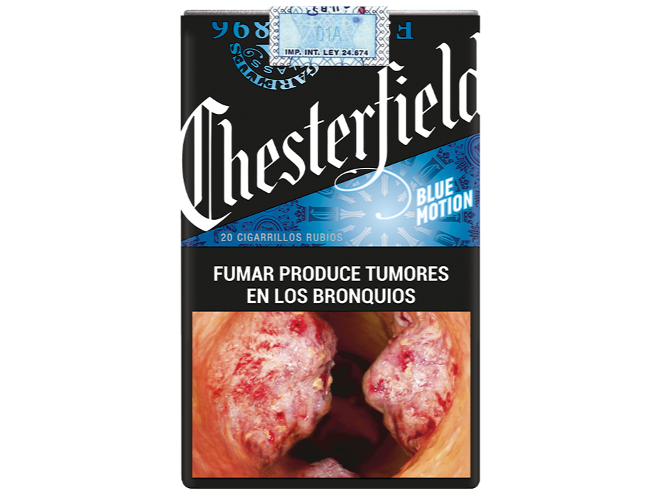 CHESTERFIELD BLUE MOTION COMUN 20