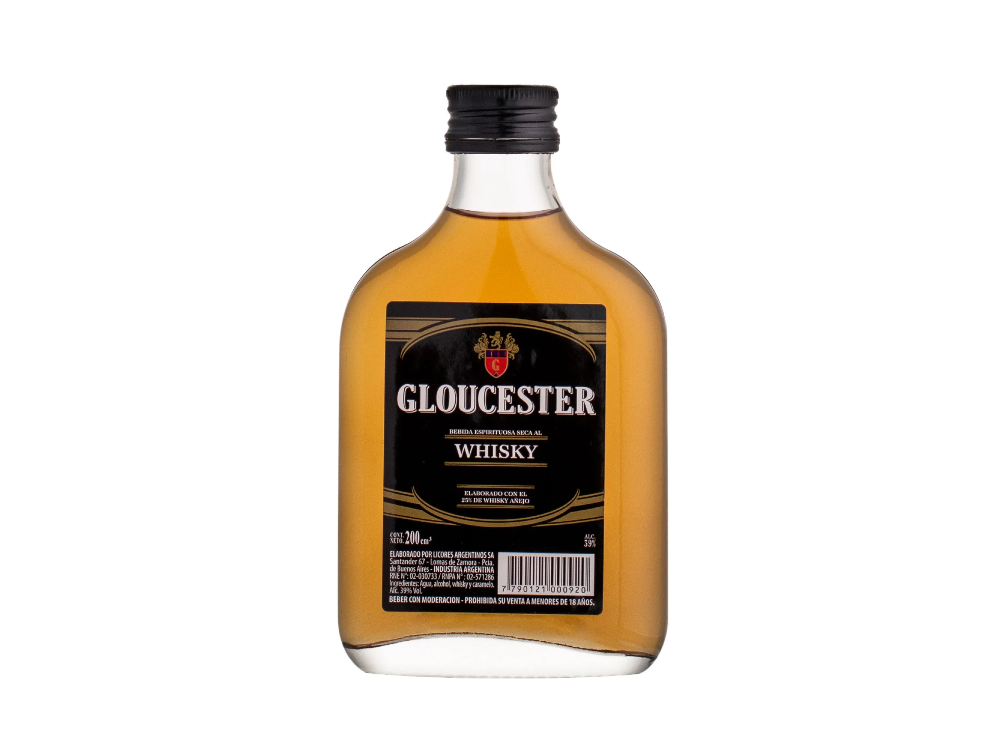 PETA WHISKY GLASGOU 200 CC