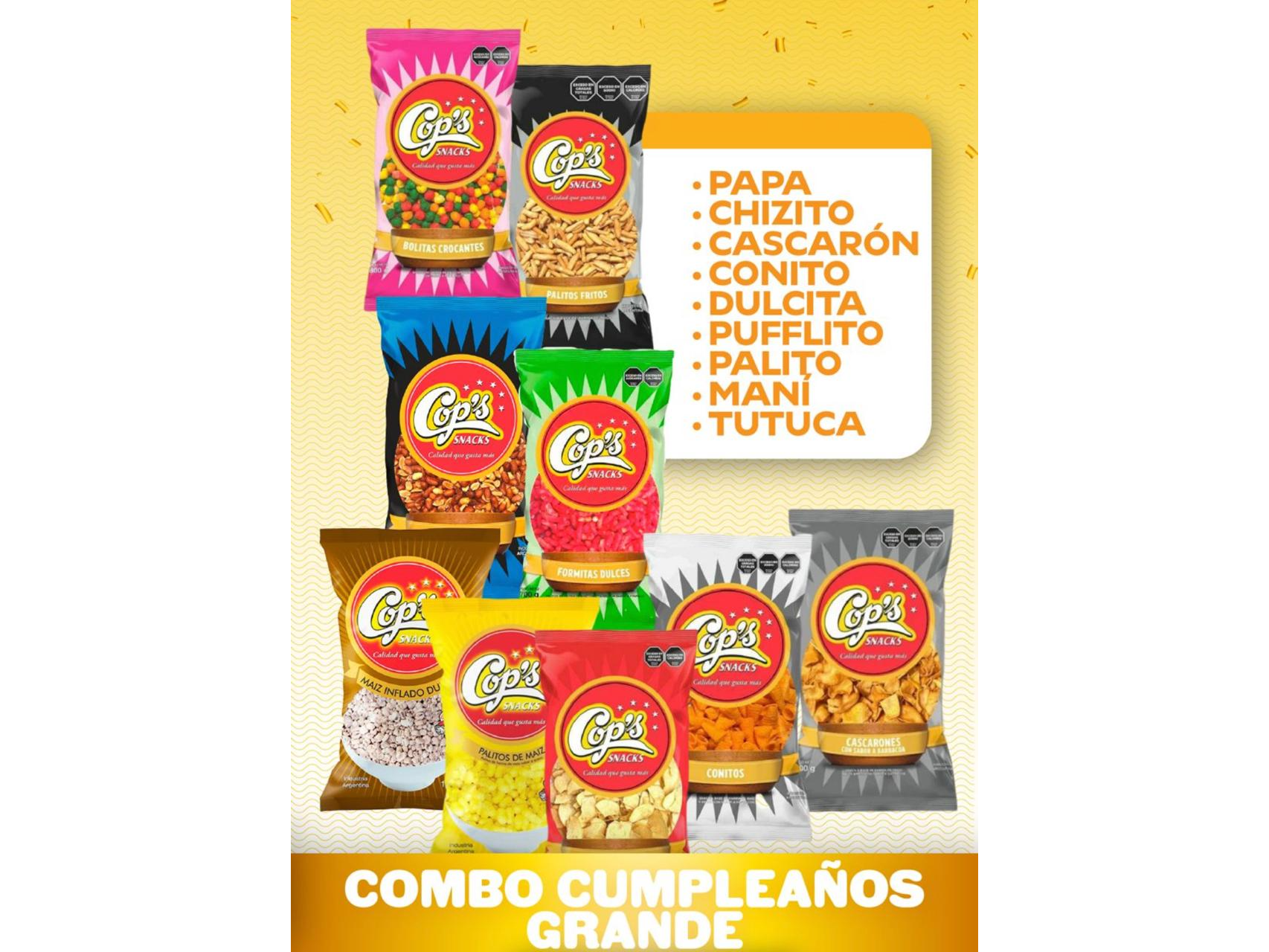 COMBO SNACK COPS GRANDE