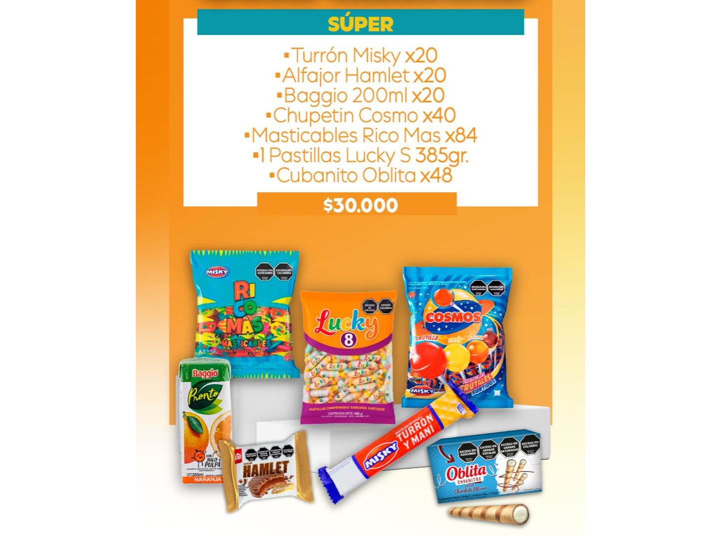 COMBO SORPRESITAS SUPER