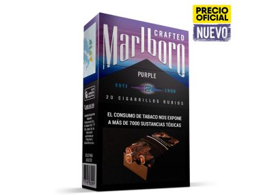 MARLBORO CRAFTED PURPLE  BOX