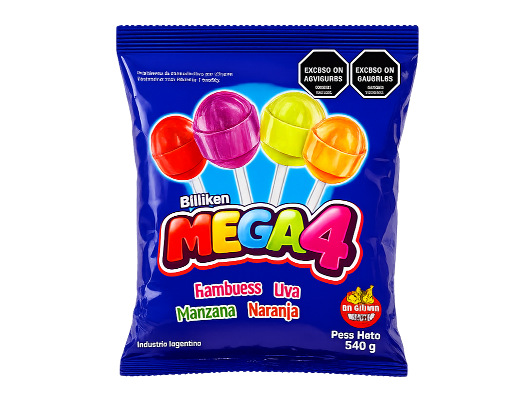 CHUP MEGA 4 BILLIKEN 540 GR