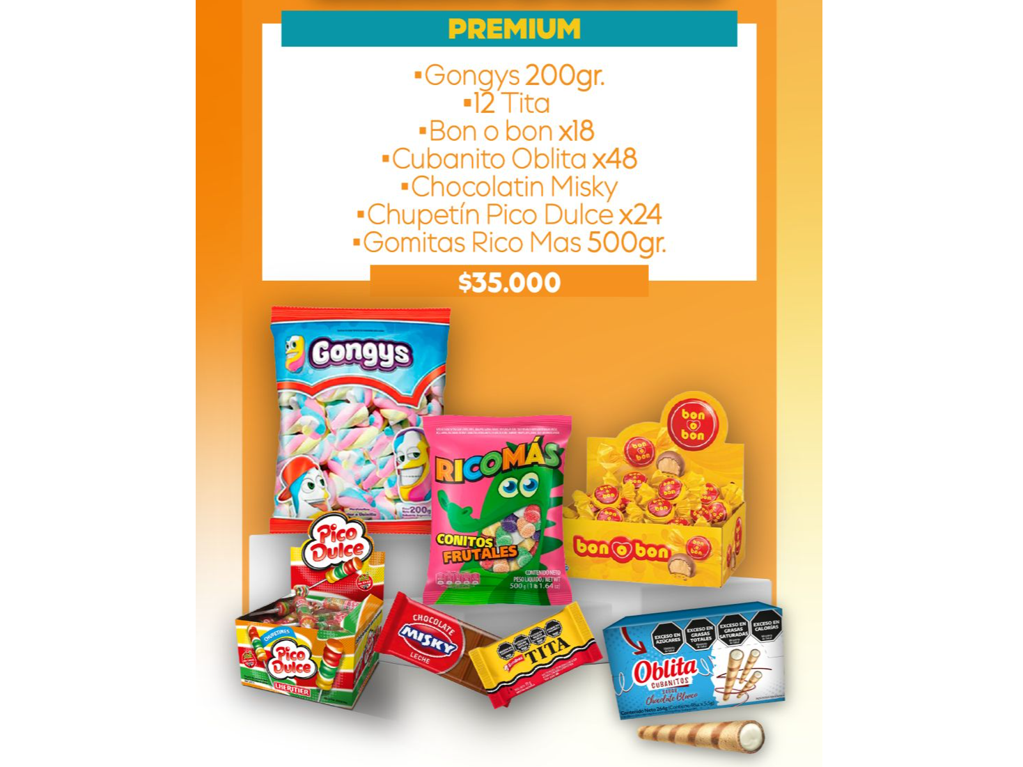 COMBO MESA DULCE PREMIUM