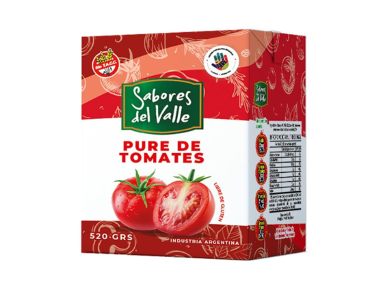 PURE TOMATE VALLE 520 GR