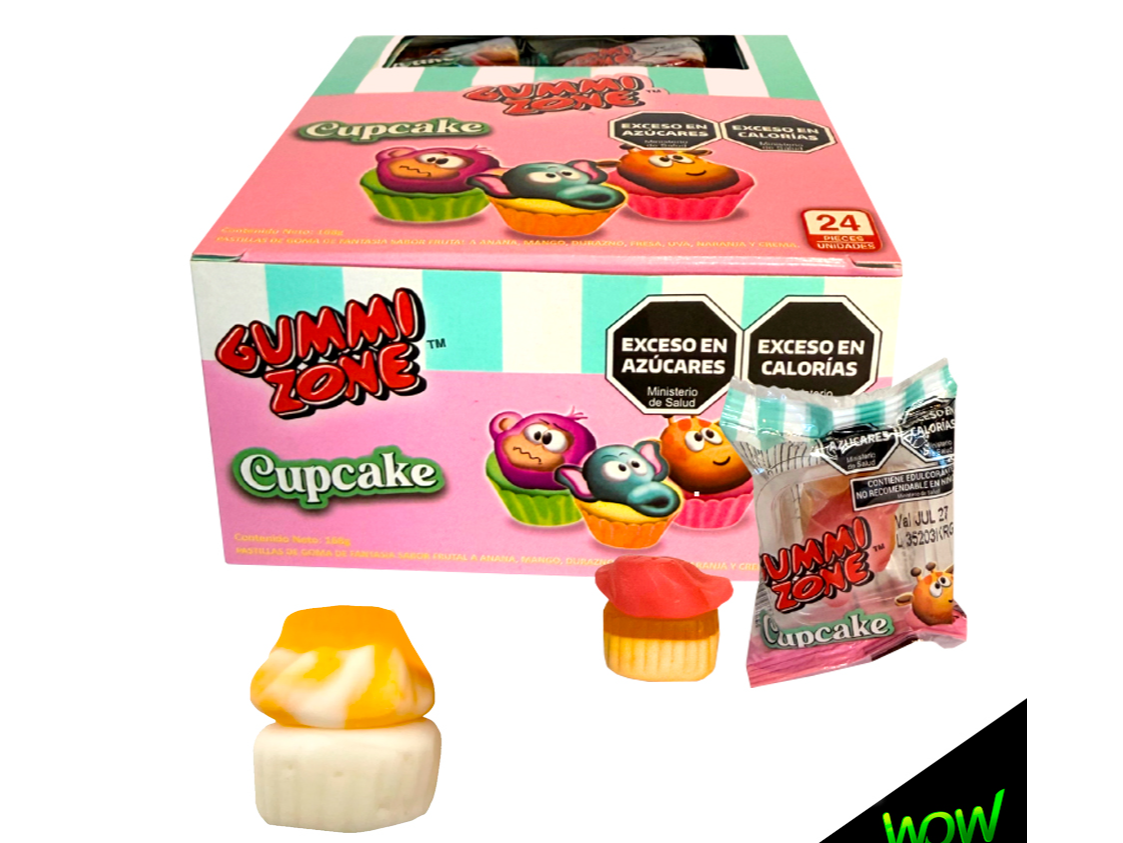 GOMA GUMMI CUPCAKES 24 UN