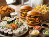 Combo 19: 20 sushi, 2 burgers simples y nuggets