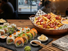 Combo 14: 20 sushi y salchipapas